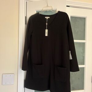 Max Studio Black Long Sleeve Dress